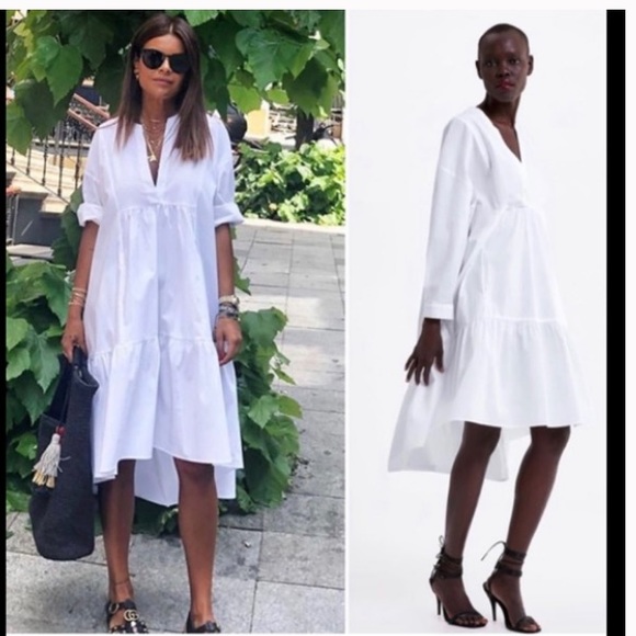 Zara Dresses & Skirts - Zara poplin dress